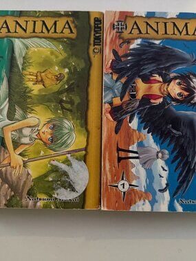 Tokyopop +Anima Manga Volumes 1 & 2 Natsumi Mukai Fantasy Book Lot Adventure